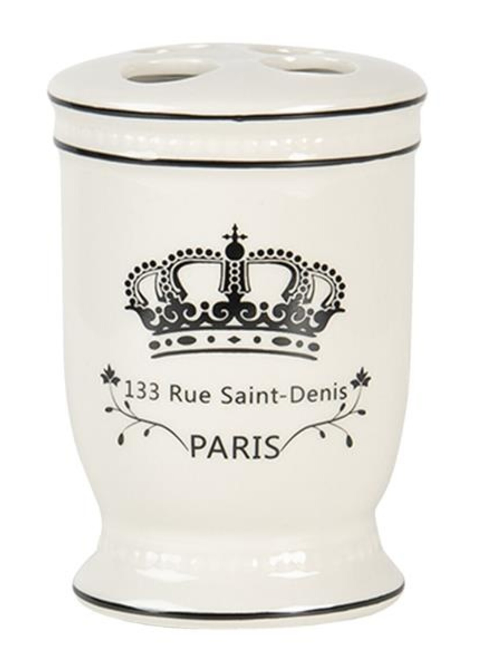 Clayre & Eef Set de bain (4) 15*10*2 cm/7*6*19 cm/7*6*11 cm/7*6*11 cm 64774