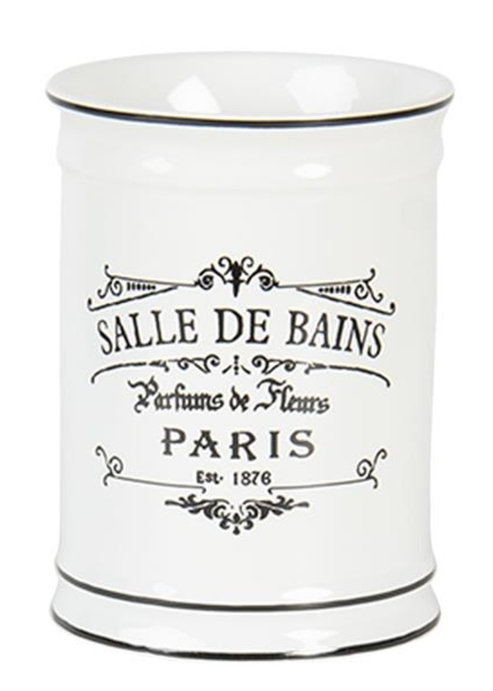 Clayre & Eef Set de bain (4) 15*11*3 cm/8*8*19 cm/8*8*13 cm/8*8*12 cm 64776