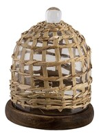 Clayre & Eef Cloche de verre Ø 18*22 cm 64813