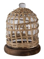 Clayre & Eef Cloche de verre Ø 16*22 cm 64814