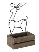 Clayre & Eef Porte plantes 23*13*10/40 cm 64819