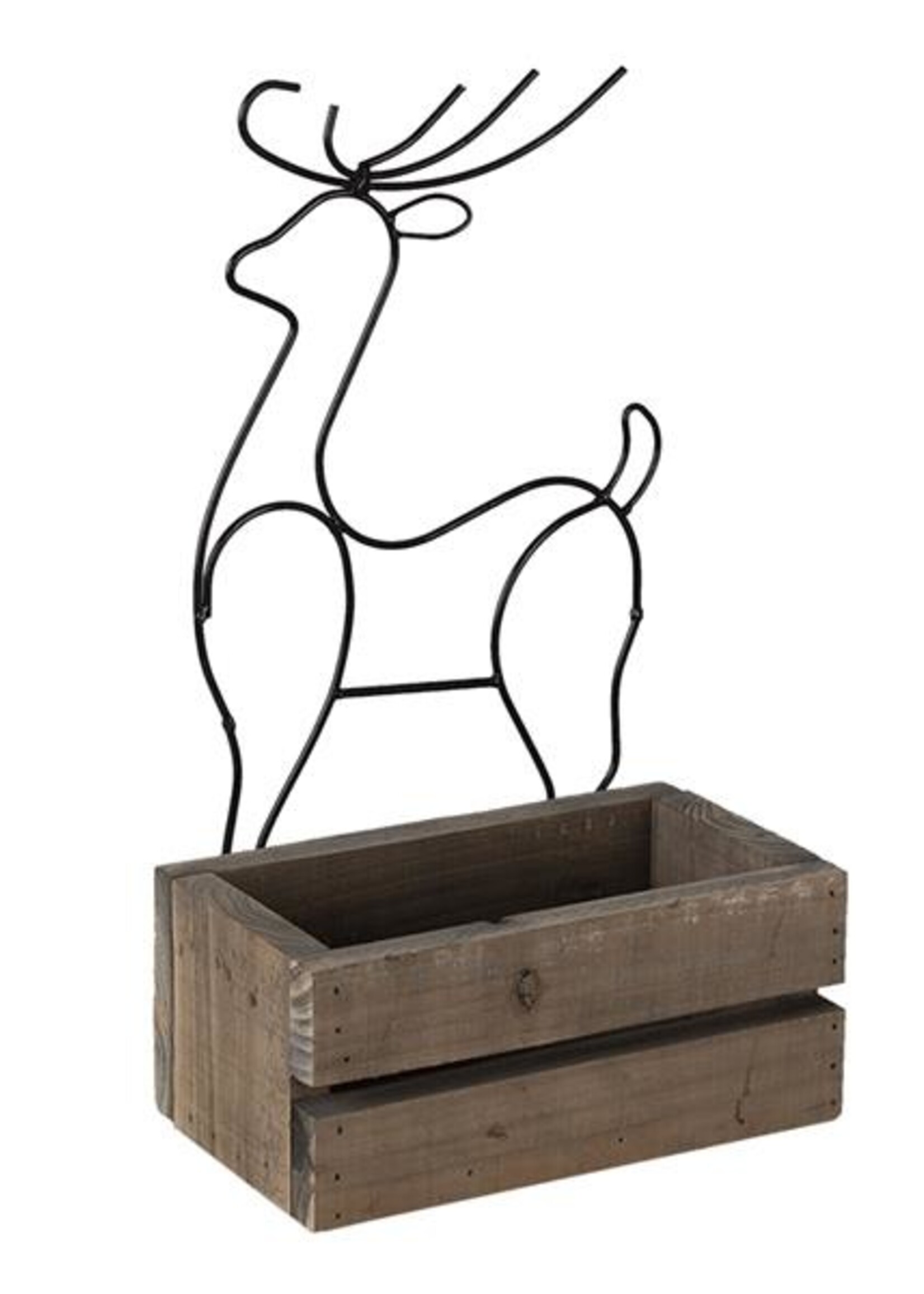 Clayre & Eef Porte plantes 23*13*10/40 cm 64819