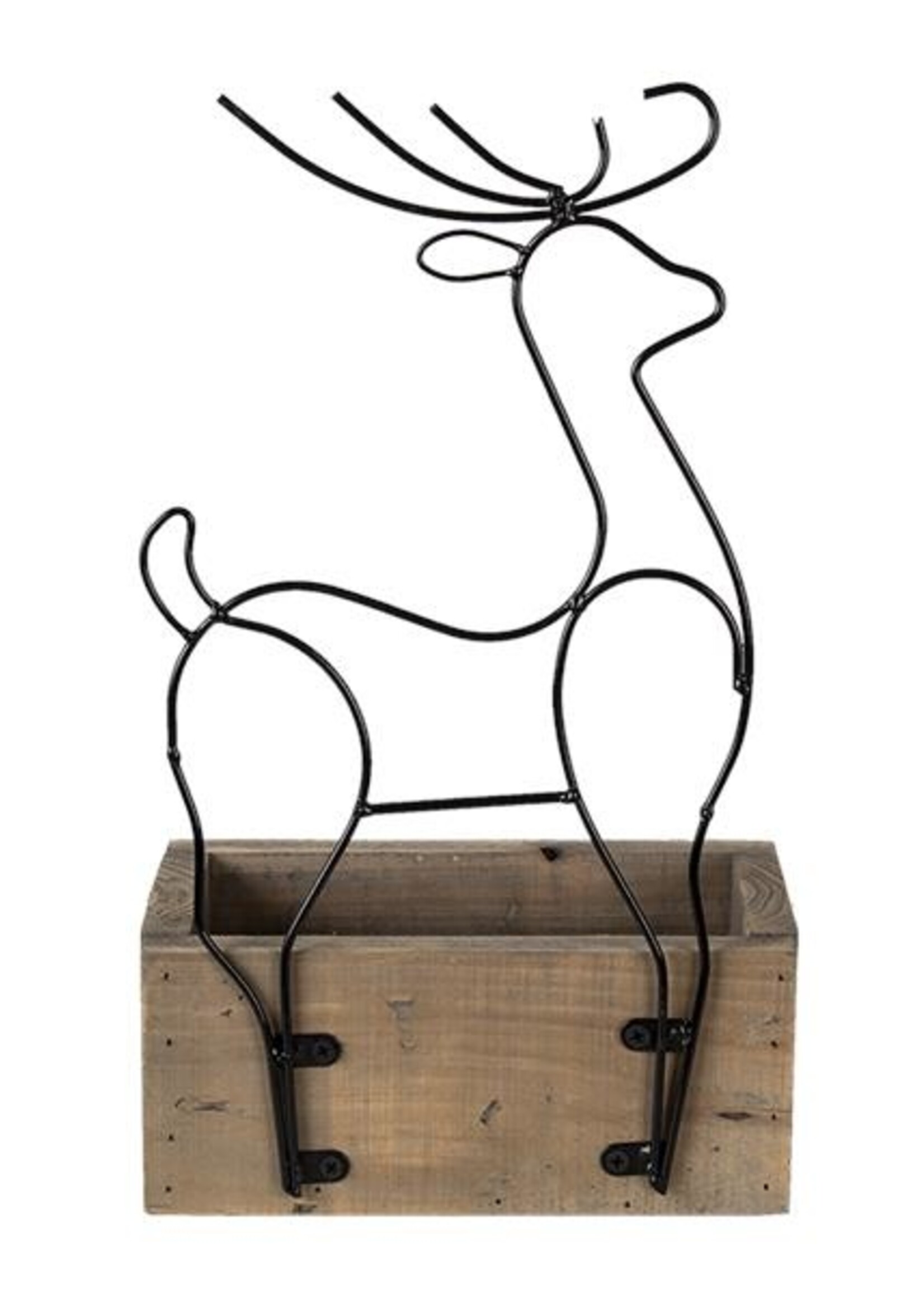 Clayre & Eef Porte plantes 23*13*10/40 cm 64819