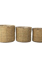 Clayre & Eef Porte plantes (3) Ø 30*23/Ø 26*21/Ø 21*20 cm 64851