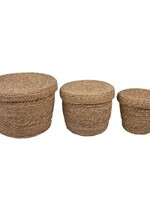 Clayre & Eef Panier (3) Ø 37*27 / Ø 30*24 / Ø 23*20 cm 64852