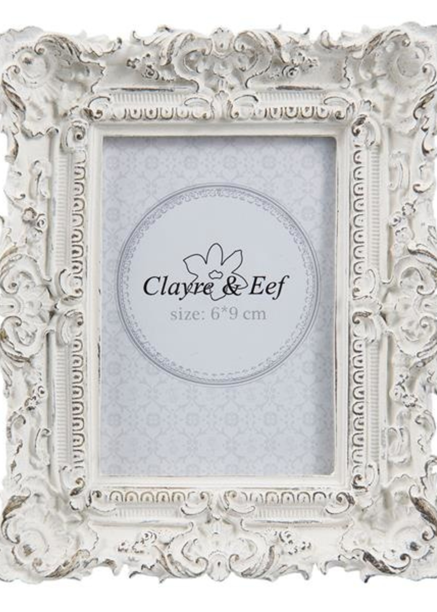 Clayre & Eef Fotolijst 10*2*12 cm / 6*9 cm 2F0506