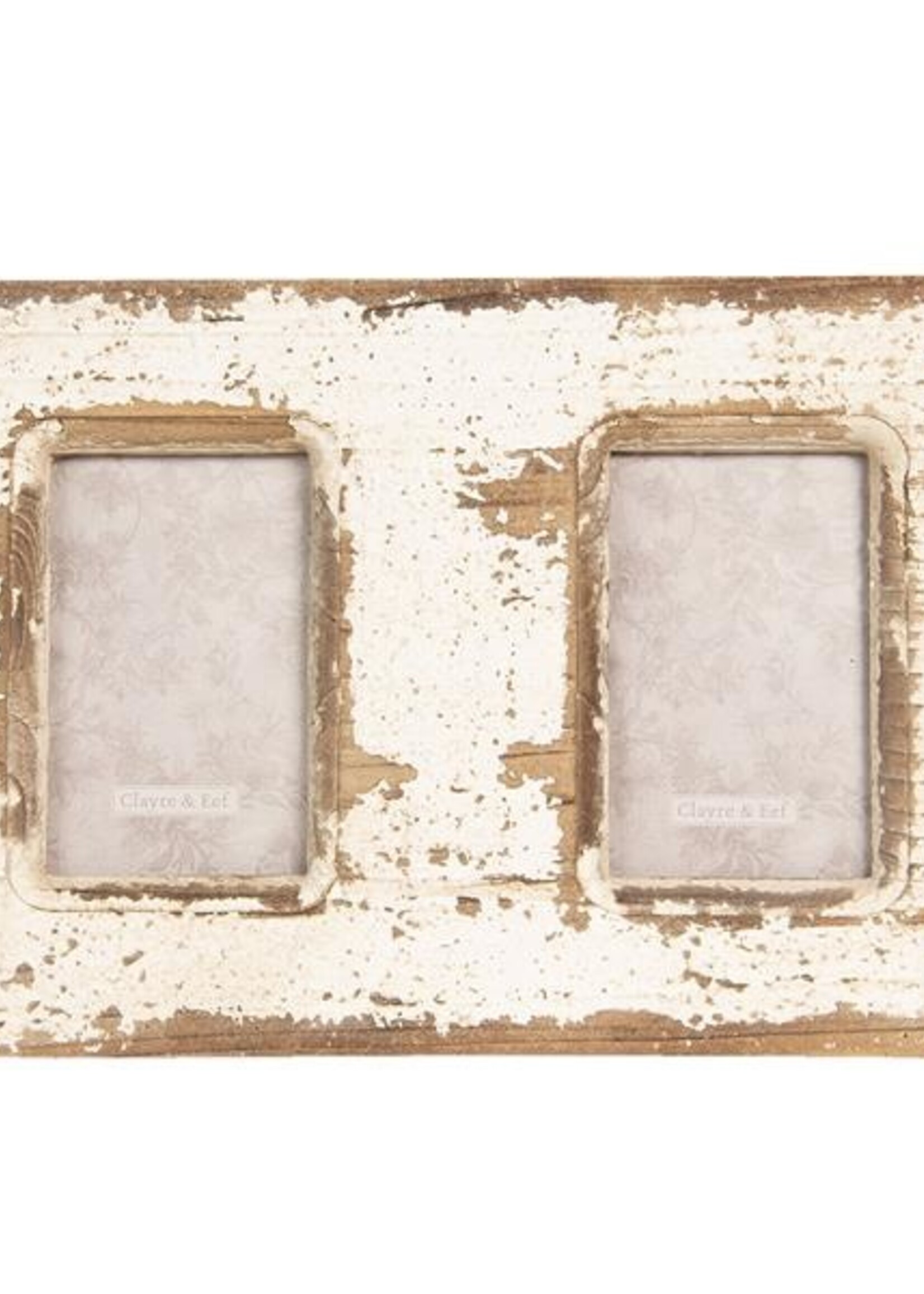 Clayre & Eef Cadre photo 39*2*26 cm / 10*15 cm (2) 2F0632