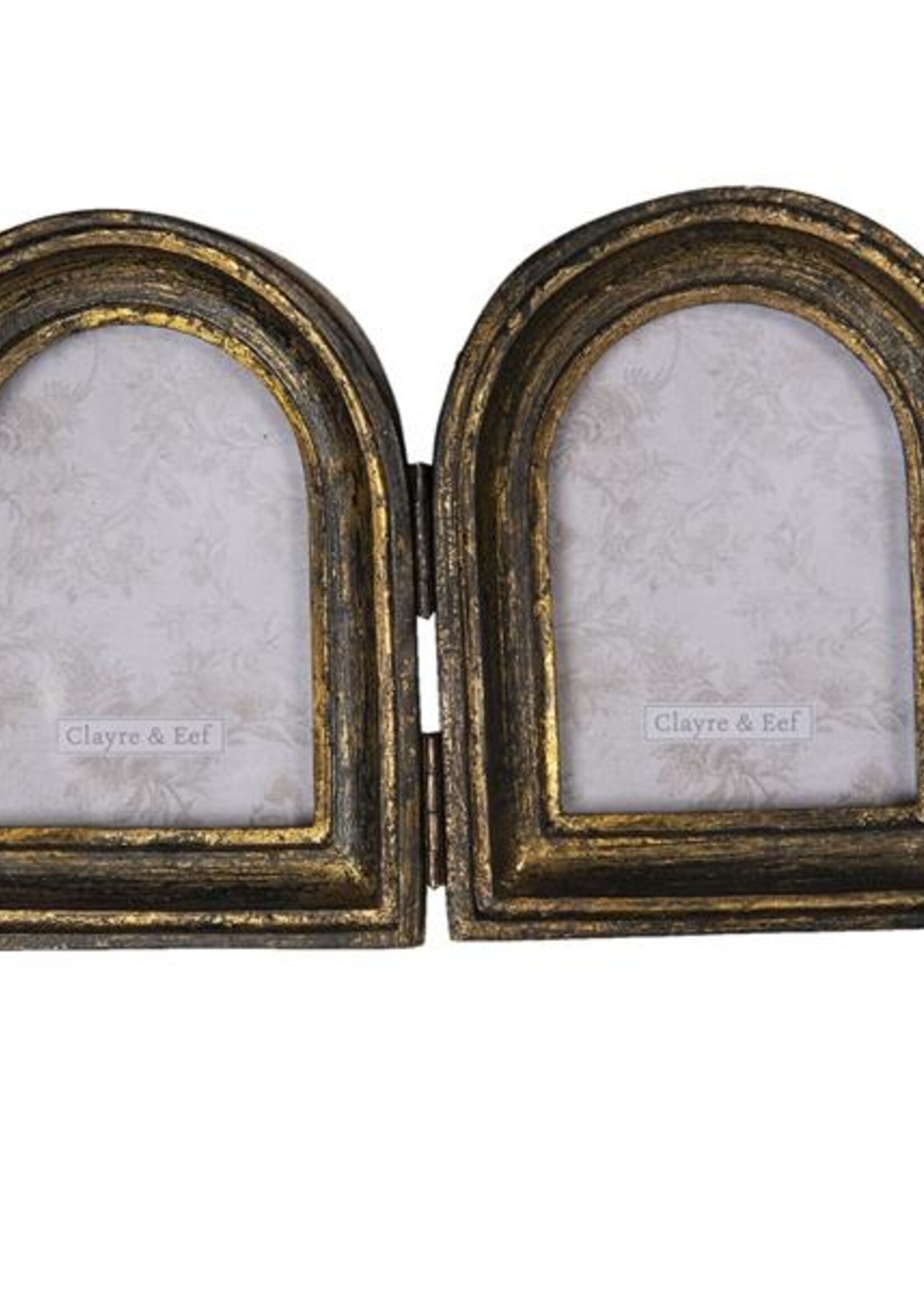 Clayre & Eef Cadre photo 18*3*12 cm / 6*9 cm (2) 2F0675