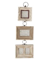 Clayre & Eef Cadre photo 24*4*78 cm / 10*10 / 10*15 / 7*9 cm (2) 2F0750