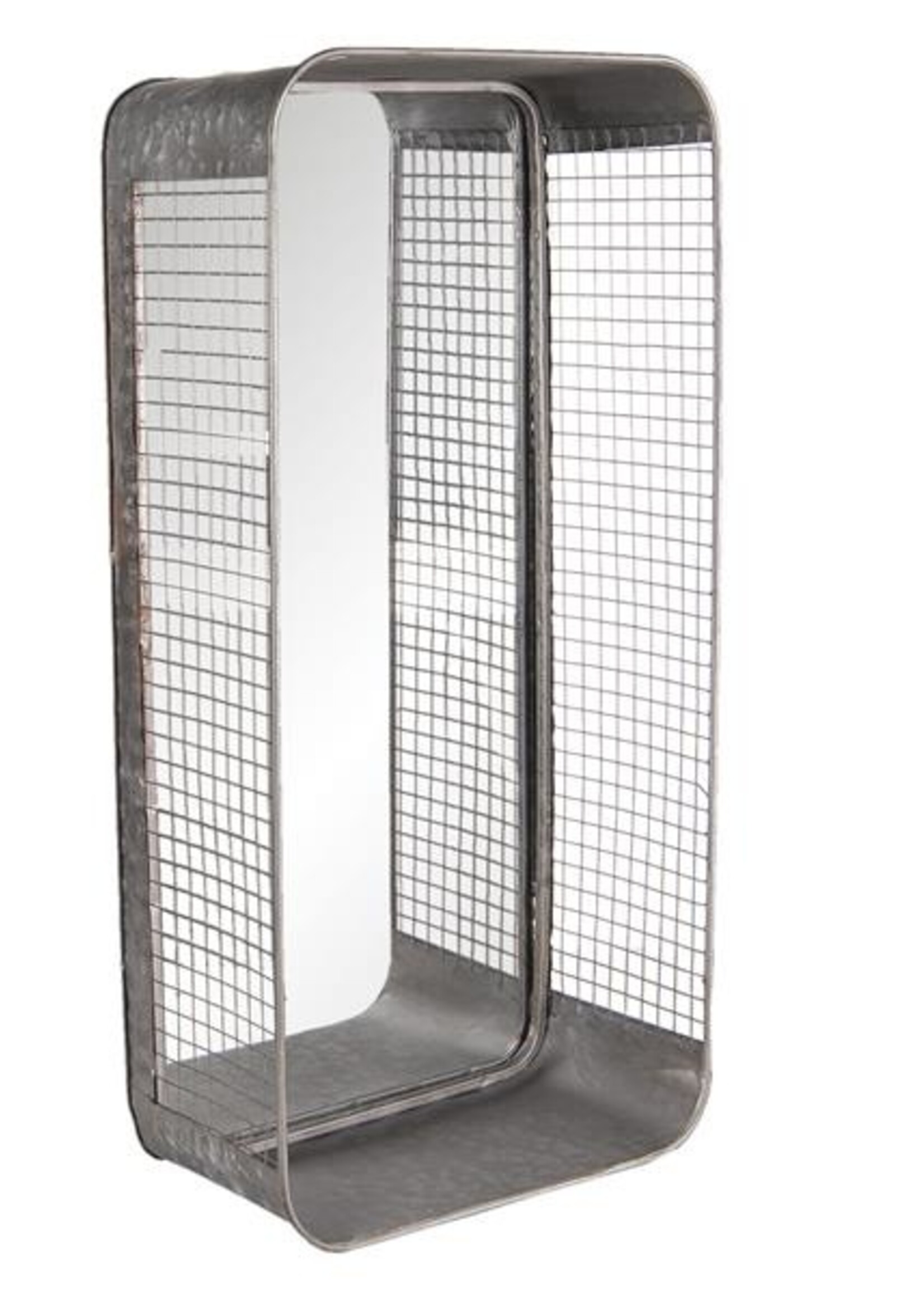 Clayre & Eef Miroir avec étagère 28*15*57 cm 52S184