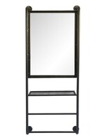 Clayre & Eef Miroir avec étagère 48*10*124 cm 52S187