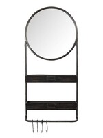 Clayre & Eef Miroir avec étagère 38*12*89 cm 52S194