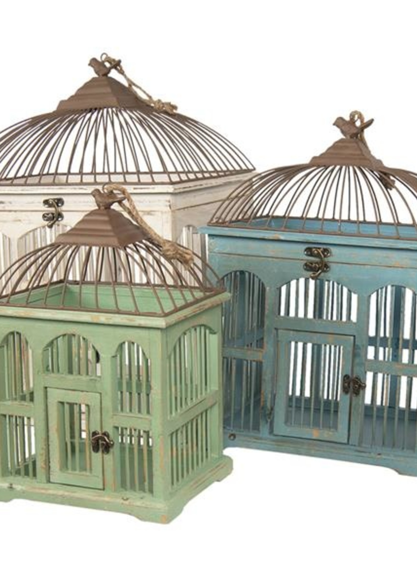 Clayre & Eef Vogelkooi (3) 42*32*55/34*26*46/26*19*36 cm 5H0432