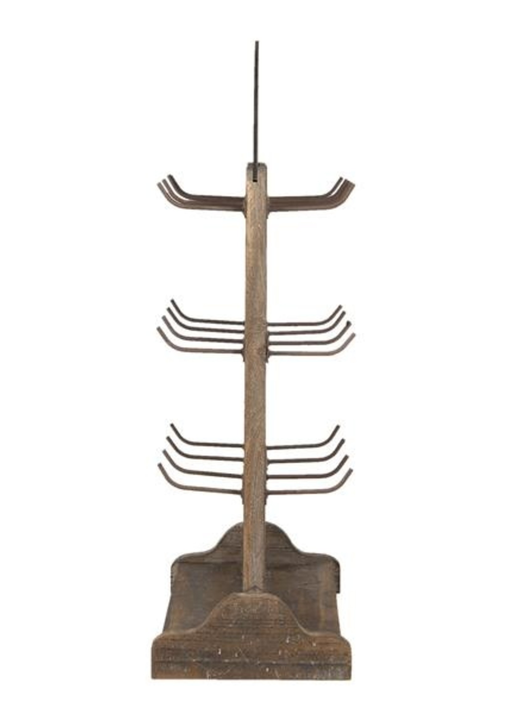 Clayre & Eef Porte-clés bois avec tableau noir 38*24*79 cm 5H0450