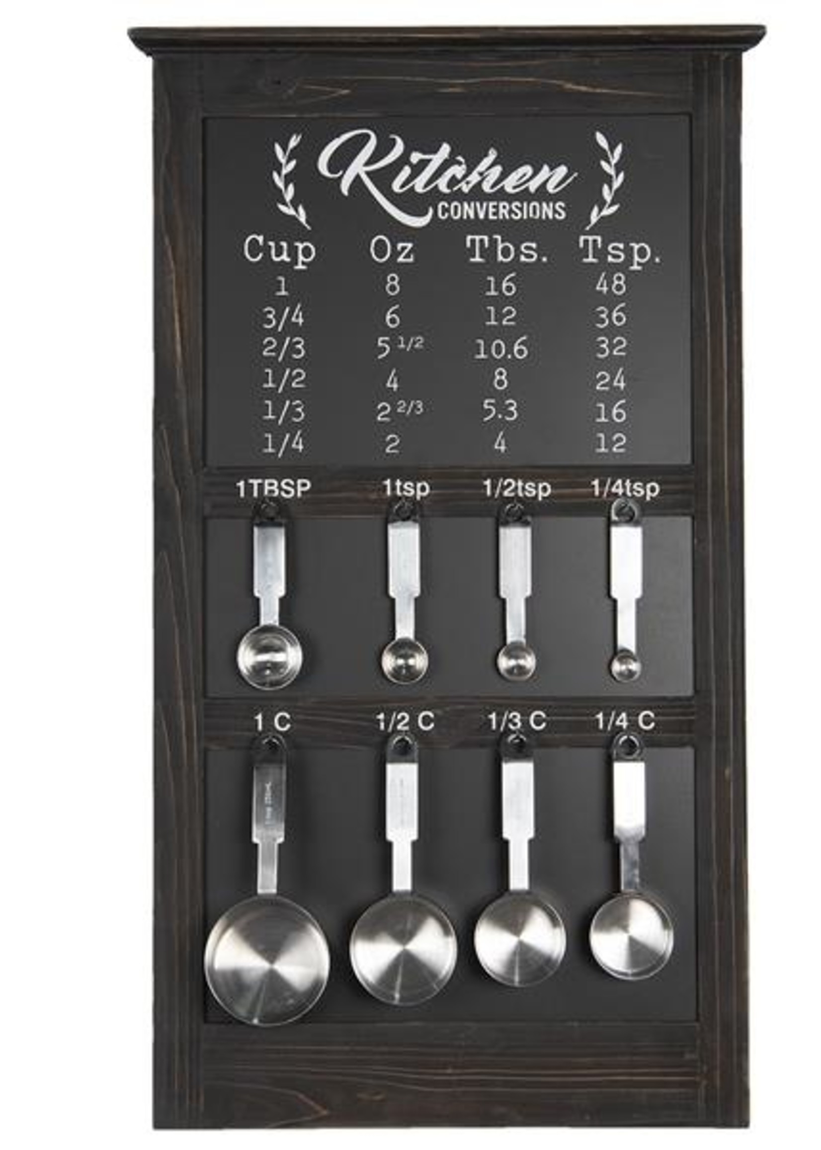 Clayre & Eef Plaque décorative avec cuillères à mesurer 43*6*74 cm 5H0457