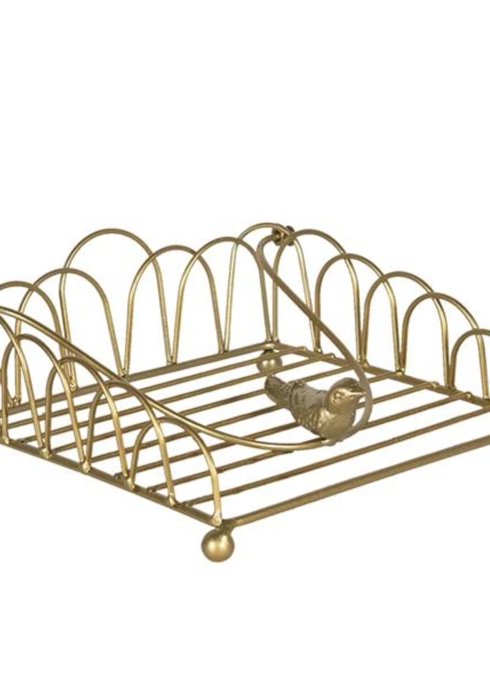 Clayre & Eef Servethouder 20*20*9 cm 60057GO