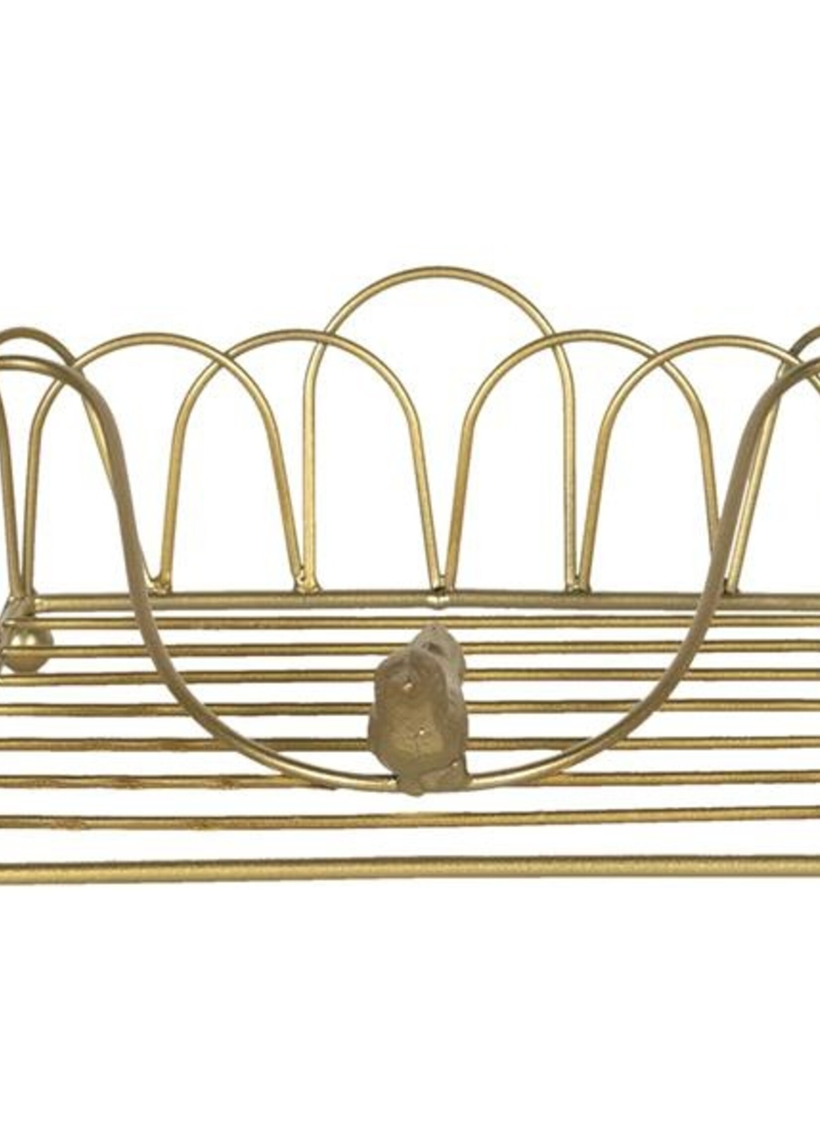 Clayre & Eef Servethouder 20*20*9 cm 60057GO