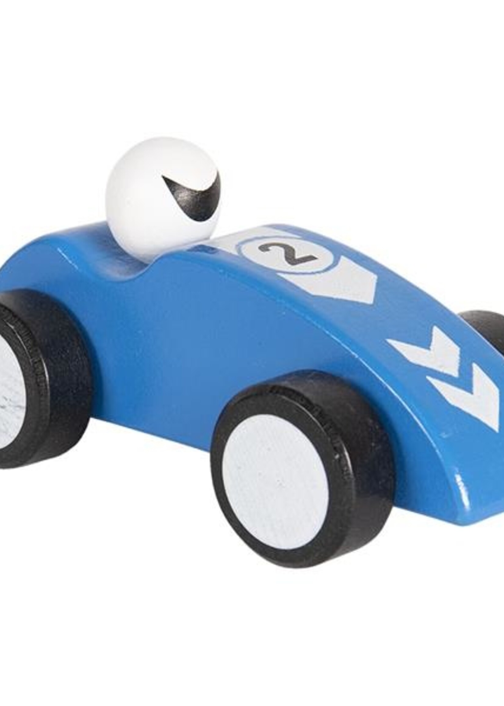 Clayre & Eef Décoration voiture 14 cm bleu 64421BL