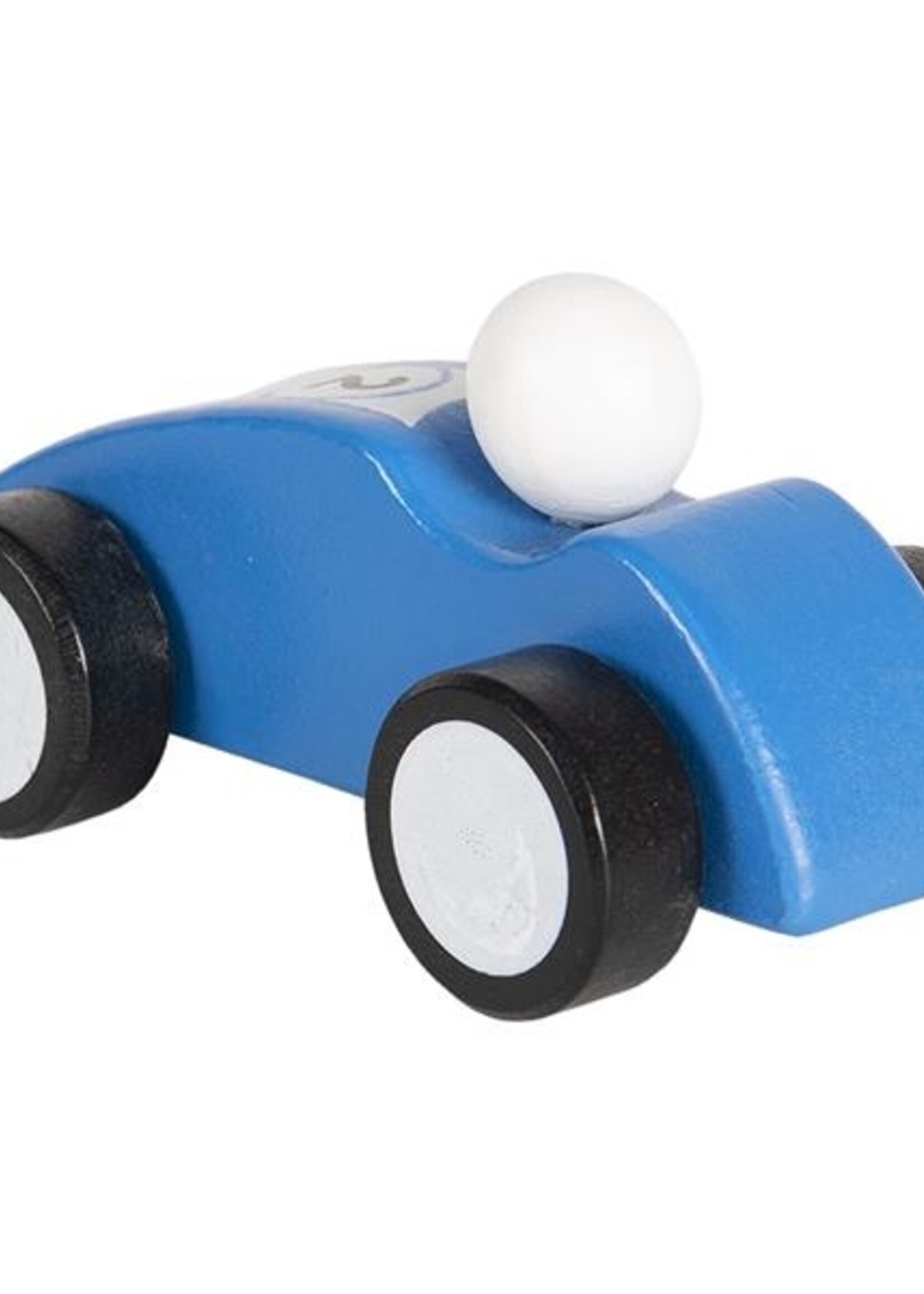 Clayre & Eef Décoration voiture 14 cm bleu 64421BL