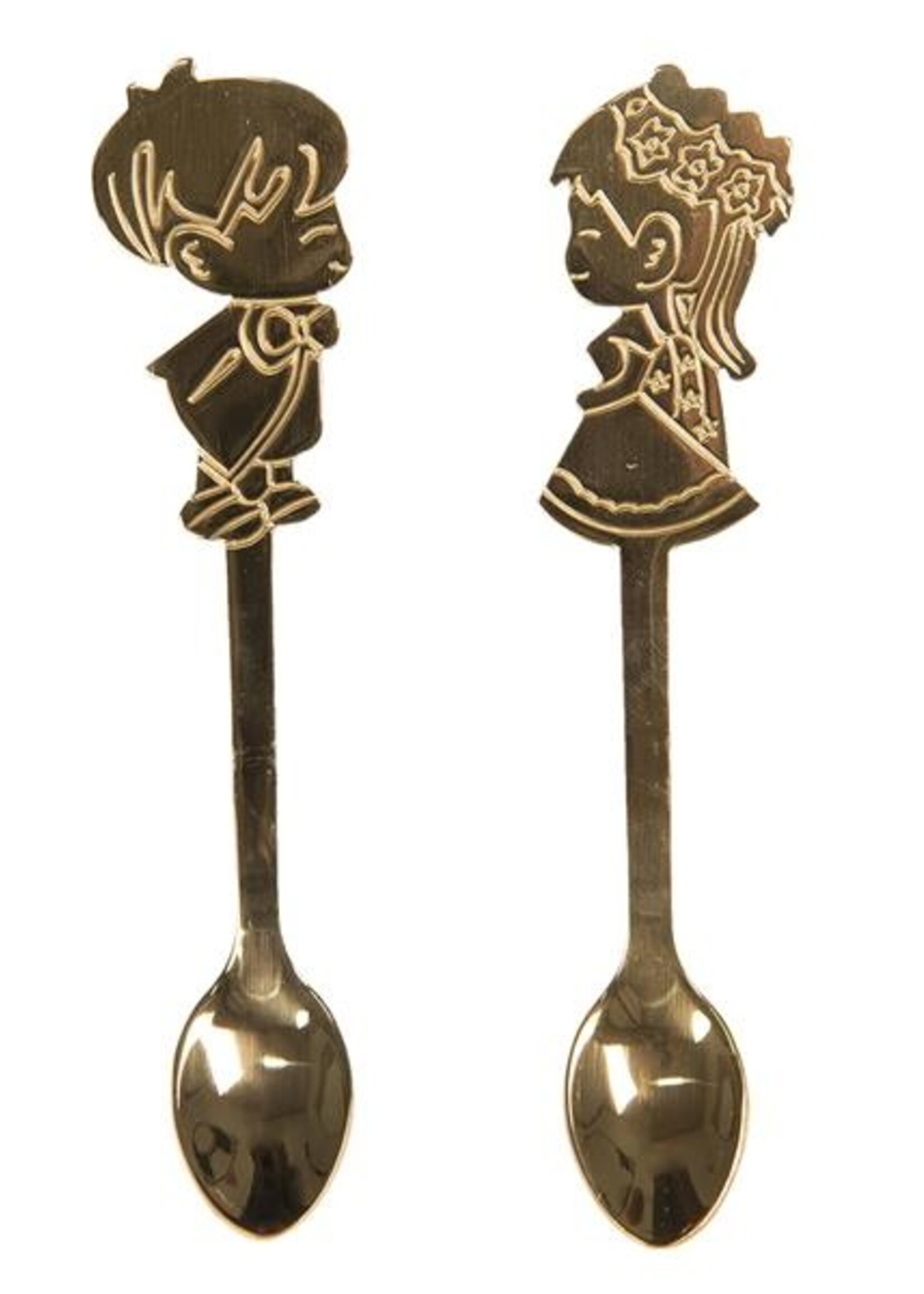 Clayre & Eef Cuillère enfants (2) 2*12 cm 64454GO