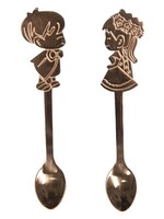 Clayre & Eef Lepel kinderen (2) 2*12 cm 64454RG