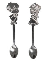 Clayre & Eef Cuillère enfants (2) 2*12 cm 64454ZI