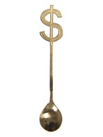 Clayre & Eef Cuillère signe dollar 3*15 cm 64455GO