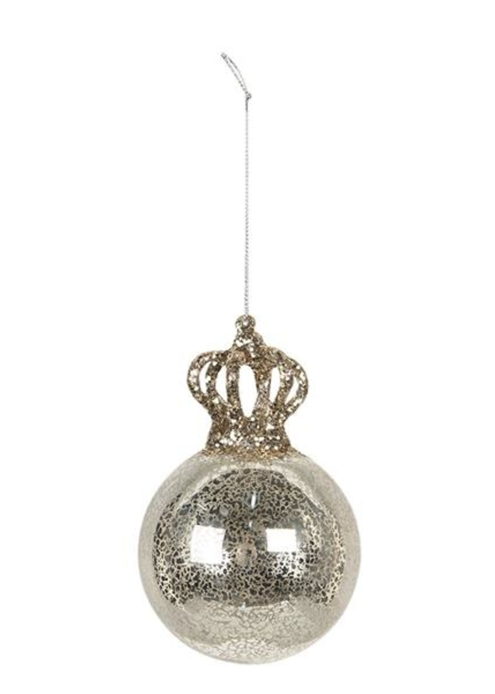 Clayre & Eef Doos kerstballen (4) Ø 8*12 cm 6GL2745