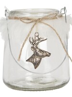 Clayre & Eef Waxinelichthouder Ø 11*13 cm 6GL2781