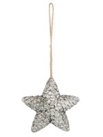 Clayre & Eef Étoile pendentif 8*2*8 cm 6PR2230