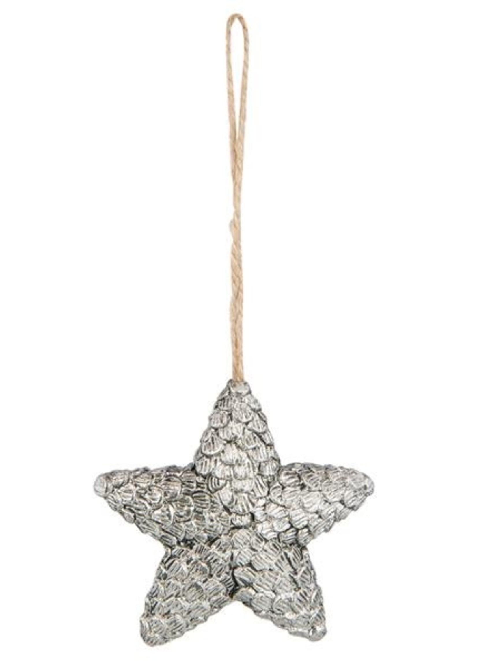 Clayre & Eef Étoile pendentif 8*2*8 cm 6PR2230