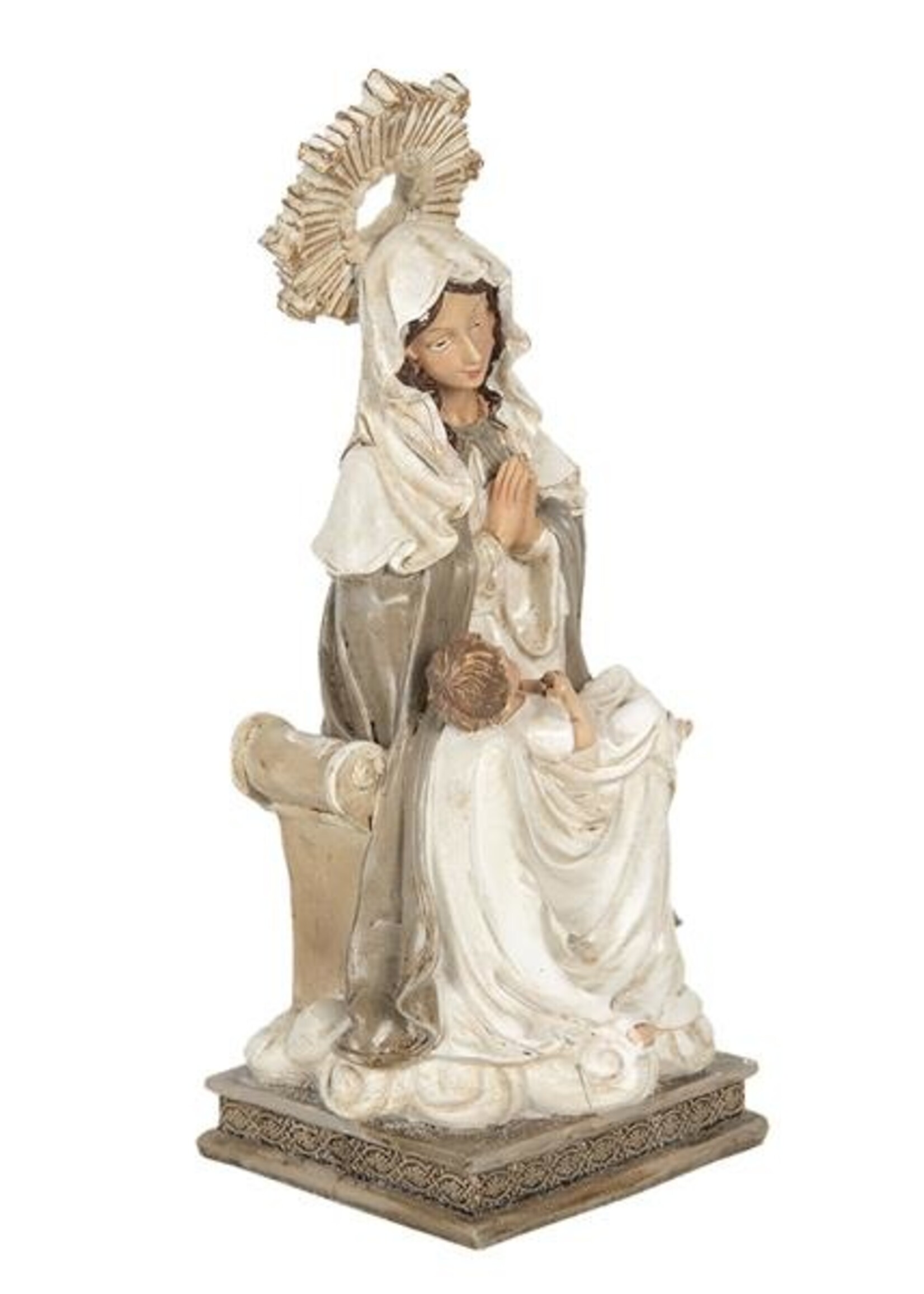 Clayre & Eef Beeld Maria 10*9*24 cm 6PR3043