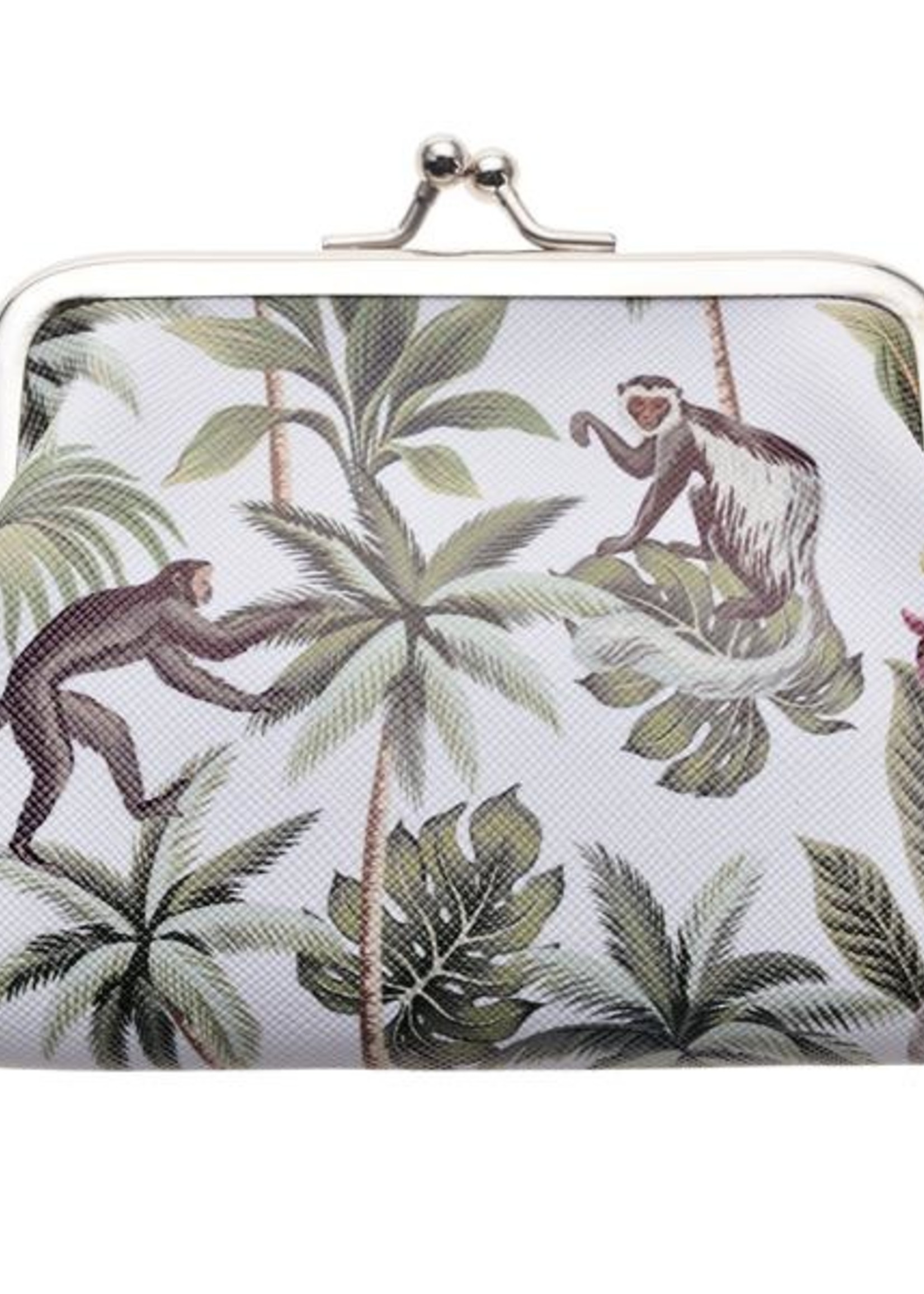 Clayre & Eef Portemonnee 12*8 cm meerkleurig MLSBS0042-24