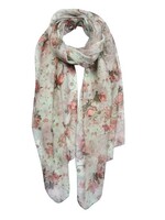 Clayre & Eef Sjaal 70*180 cm roze MLSC0402