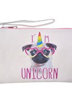 Clayre & Eef Toilettas 22*15 cm meerkleurig MLTB0025S