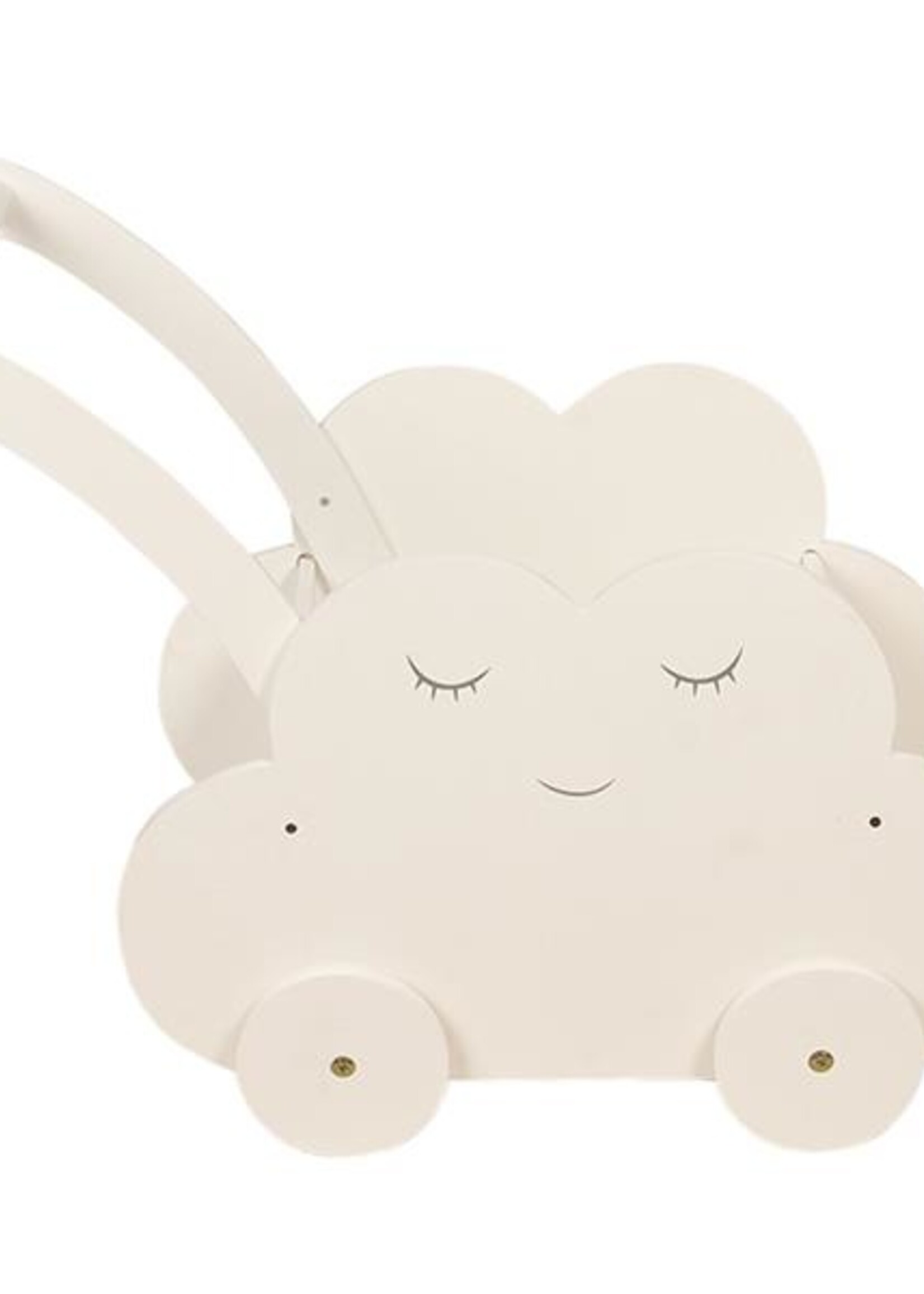 Clayre & Eef Decoratie poppenwagen wolk 47*33*51 cm 64369