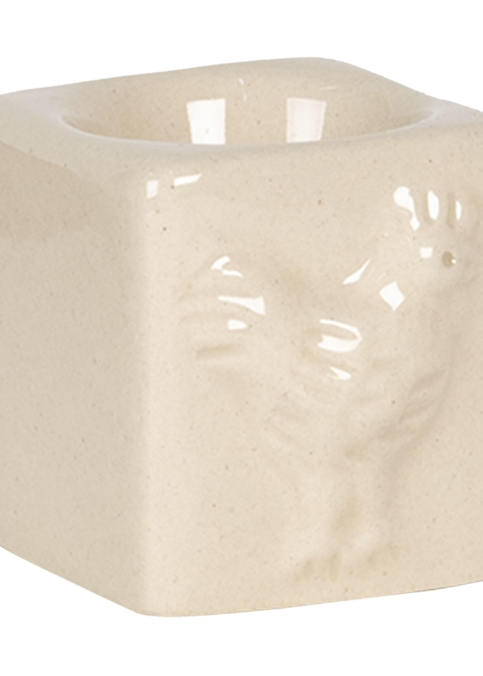 Clayre & Eef Coquetiers (4) sur plateau en bois 26*9*7 cm 64542