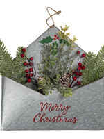 Clayre & Eef Decoratie hanger Merry Christmas 35*5*35 cm 64571