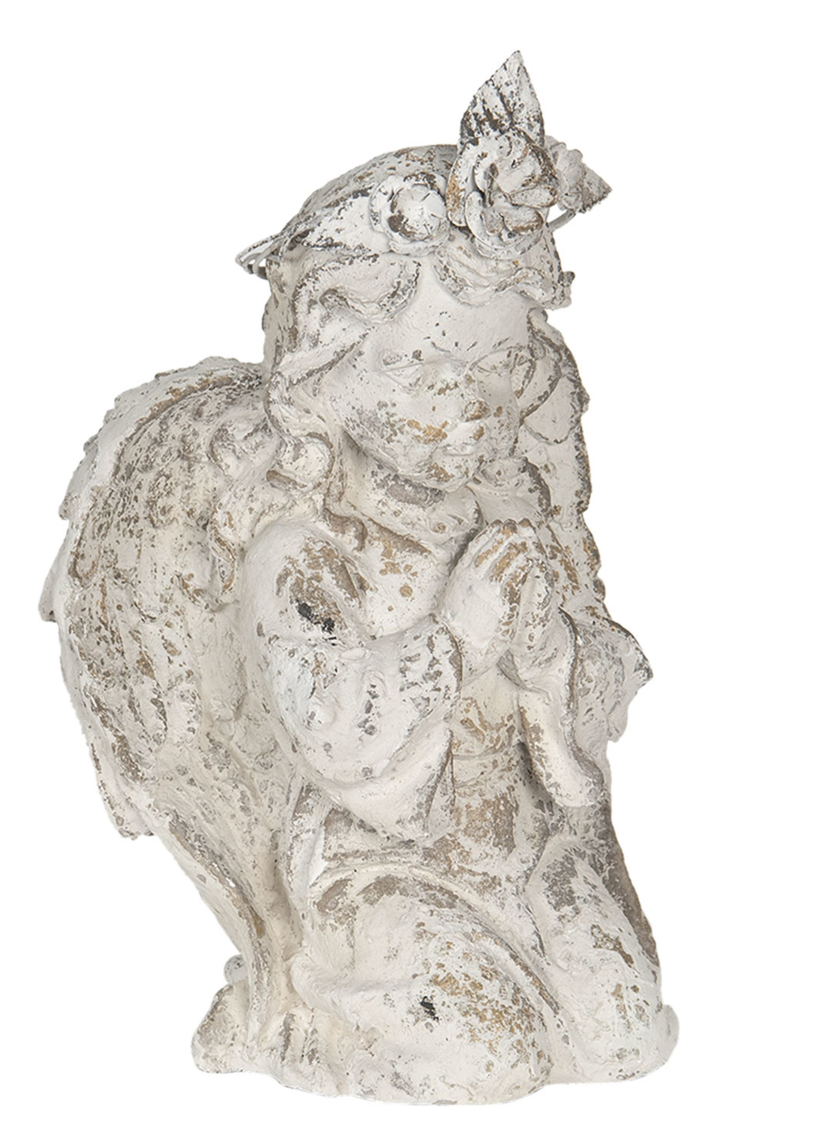 Clayre & Eef Decoratie engel 25*20*35 cm 64624