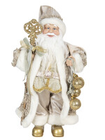 Clayre & Eef Décoration Père Noël 15*11*30 cm 64640