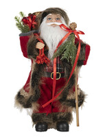 Clayre & Eef Décoration Père Noël 15*11*30 cm 64644
