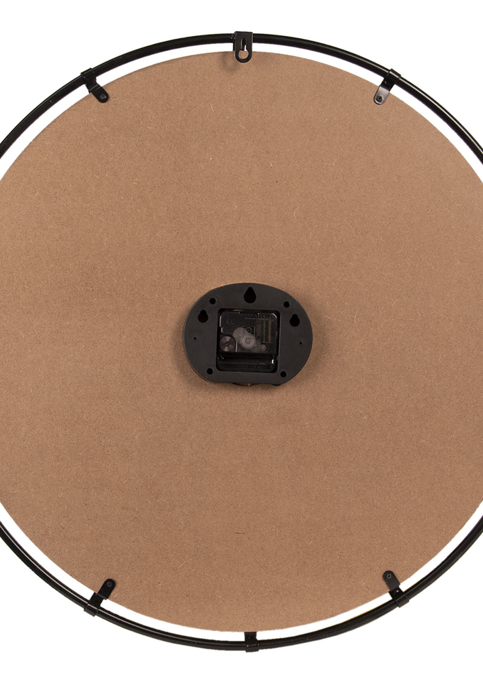 Clayre & Eef Horloge murale Ø 60*5 cm / 1*AA 5KL0127