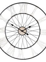 Clayre & Eef Horloge murale Ø 80*4 cm / 1*AA 5KL0136