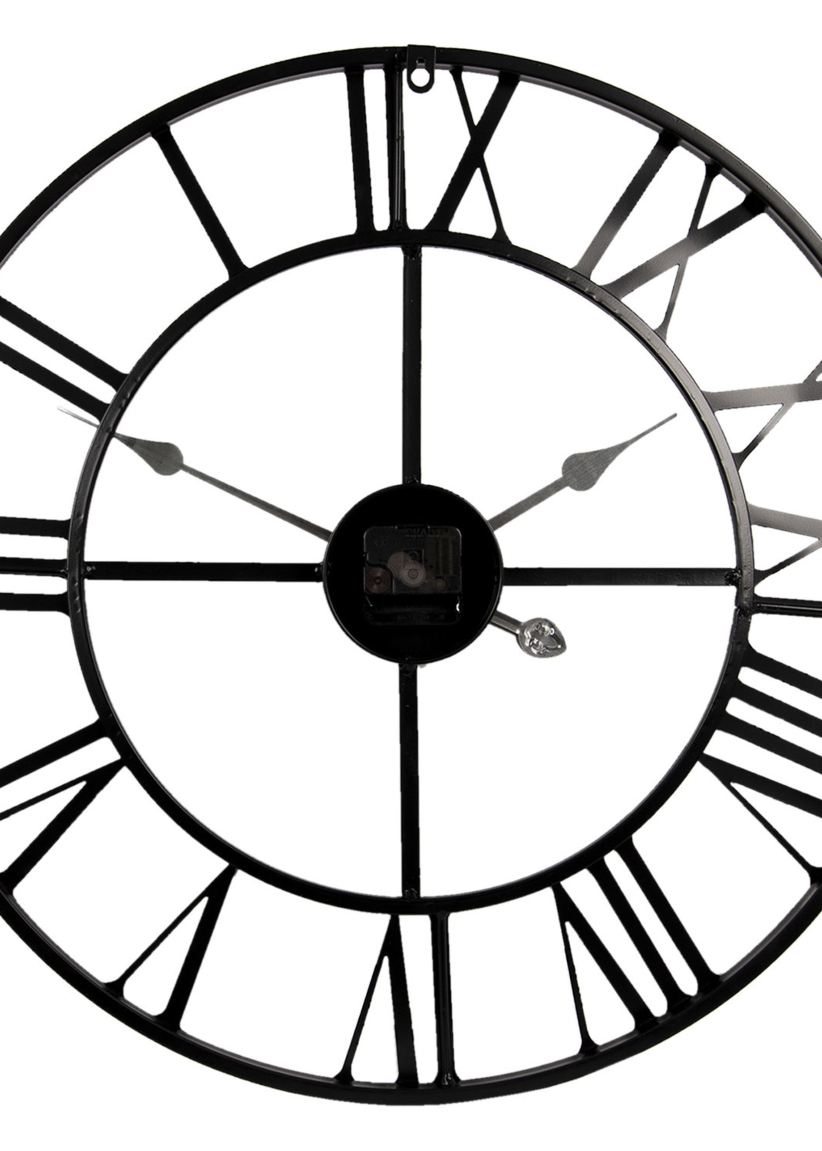 Clayre & Eef Horloge murale Ø 60*4 cm / 1*AA 5KL0138