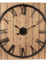 Clayre & Eef Horloge murale 80*5*80 cm / 1*AA 5KL0139