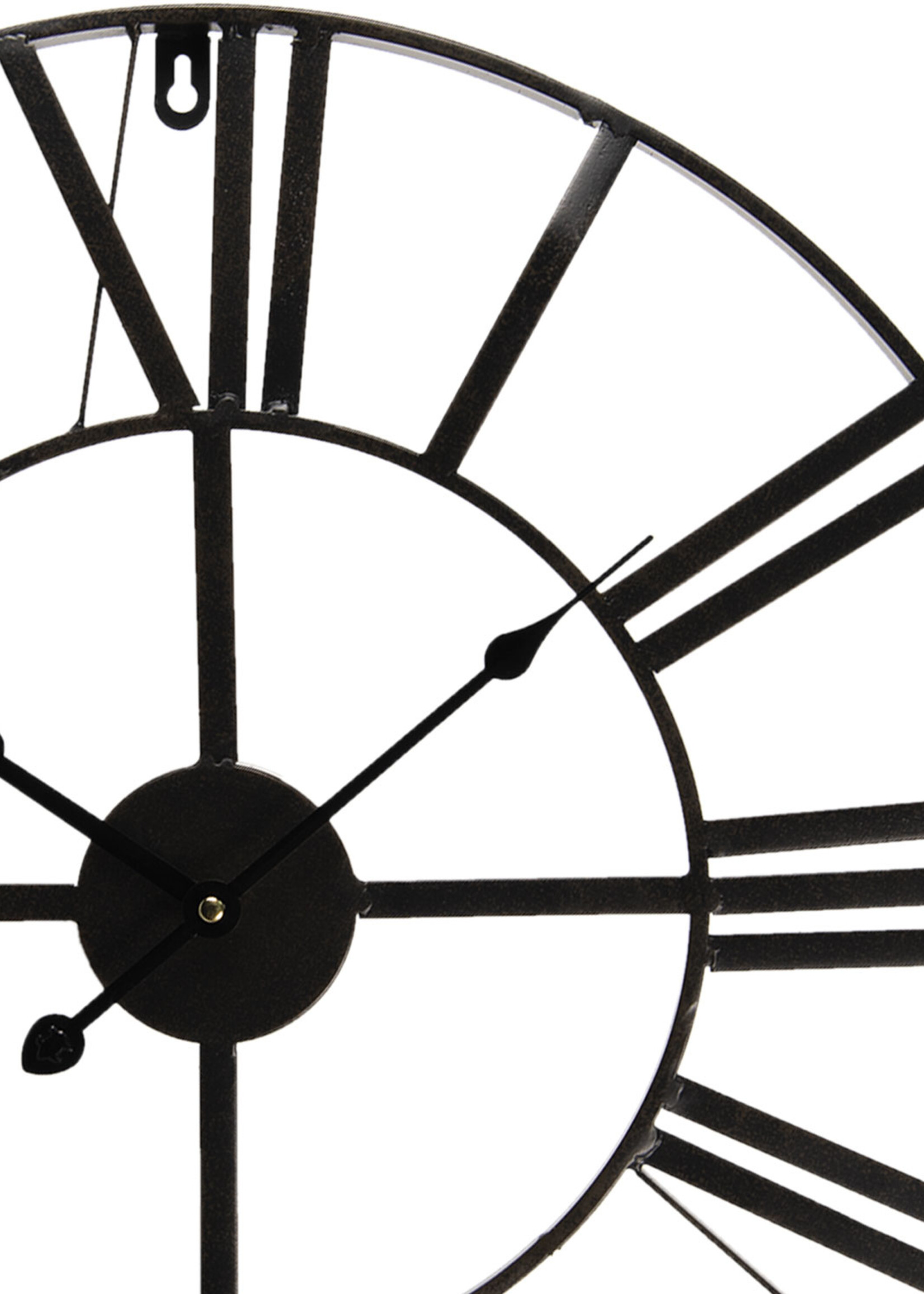 Clayre & Eef Wandklok Ø 50*4 cm / 1*AA 5KL0140XS