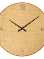 Clayre & Eef Horloge murale Ø 80*5 cm / 1*AA 5KL0156