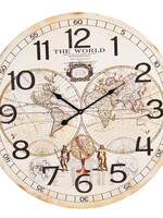 Clayre & Eef Horloge murale Ø 60*4 cm / 1*AA 5KL0163