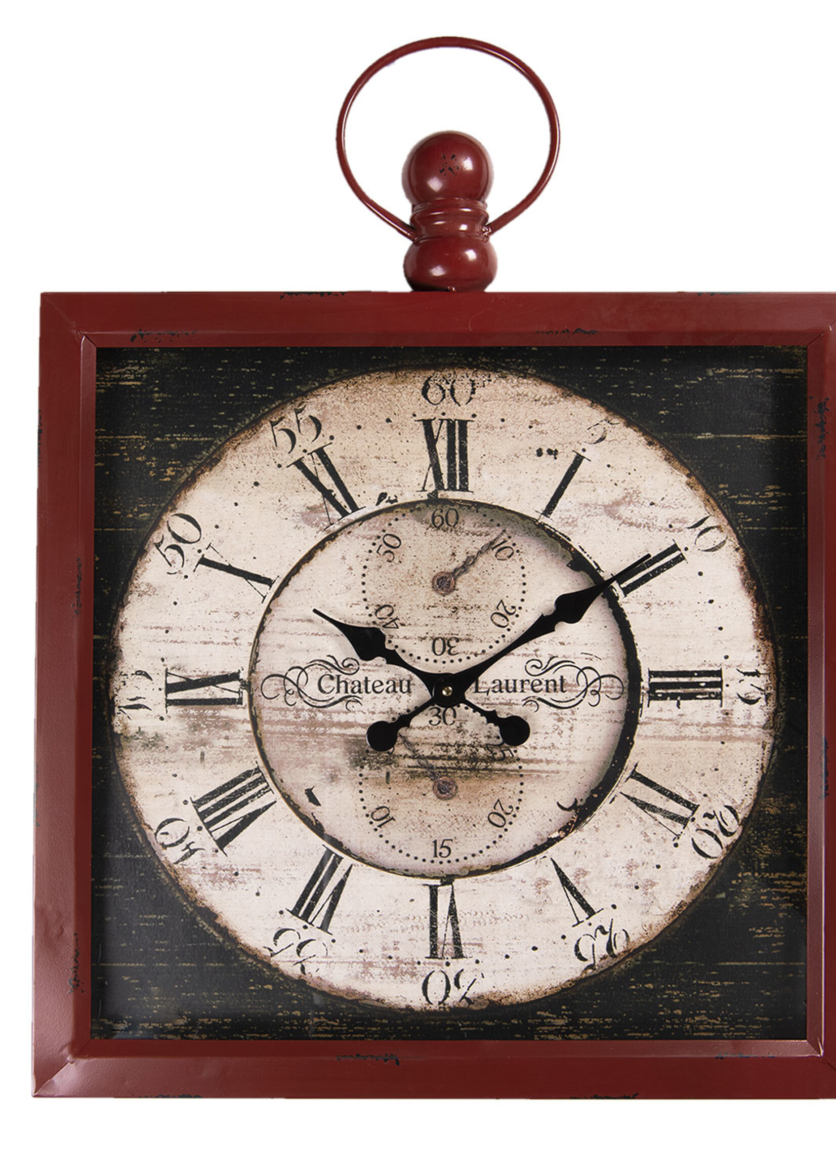 Clayre & Eef Horloge murale 60*7*79 cm / 1*AA 5KL0168