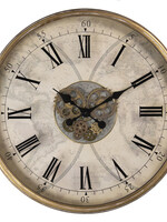 Clayre & Eef Horloge murale Ø 72*8 cm / 1*AA 5KL0172